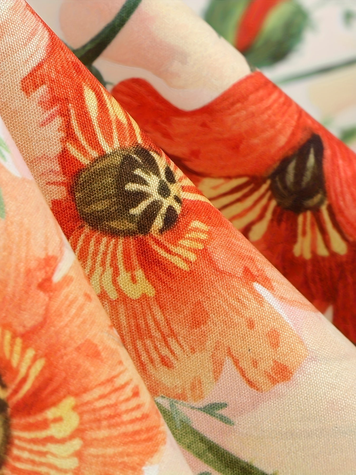 Floral Print Wide Strap Dress, Vacation Style Sleeveless Ruched Bust A-line Dress For Spring & Summer, Women's Clothing