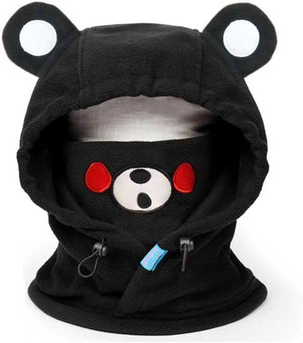 Bear Ski Balaclava Cute Animal Snowboard Face Warmer Winter Snow Sports Accessories Hat Kawaii Snowboard Gear