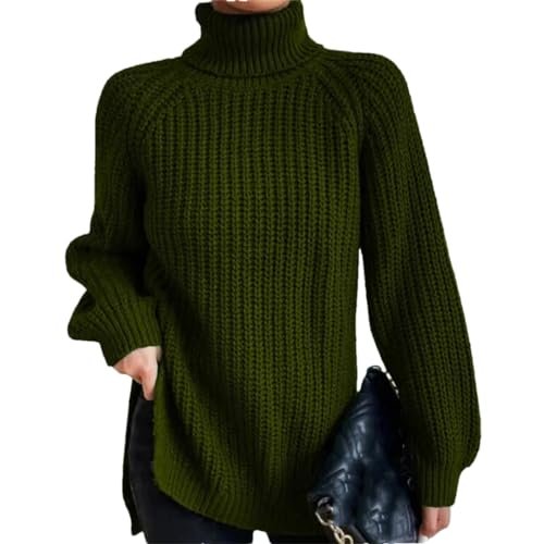 41sFnwa6T-L Turtleneck Fashion Women Sweater Knitted Slim Top Fashion Leisure Sweaters Ladies Pullovers Knitwear