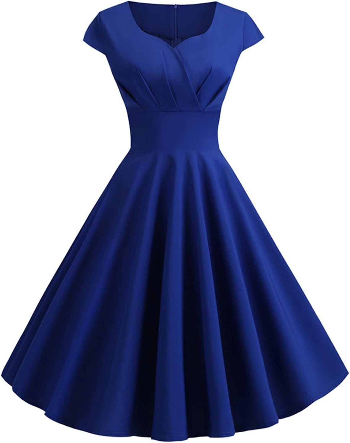 Women's Dress The Population Sexy Solid Color V-Neck Short Sleeve Dress Evening Prom Cocktail Dresses, S-2XL