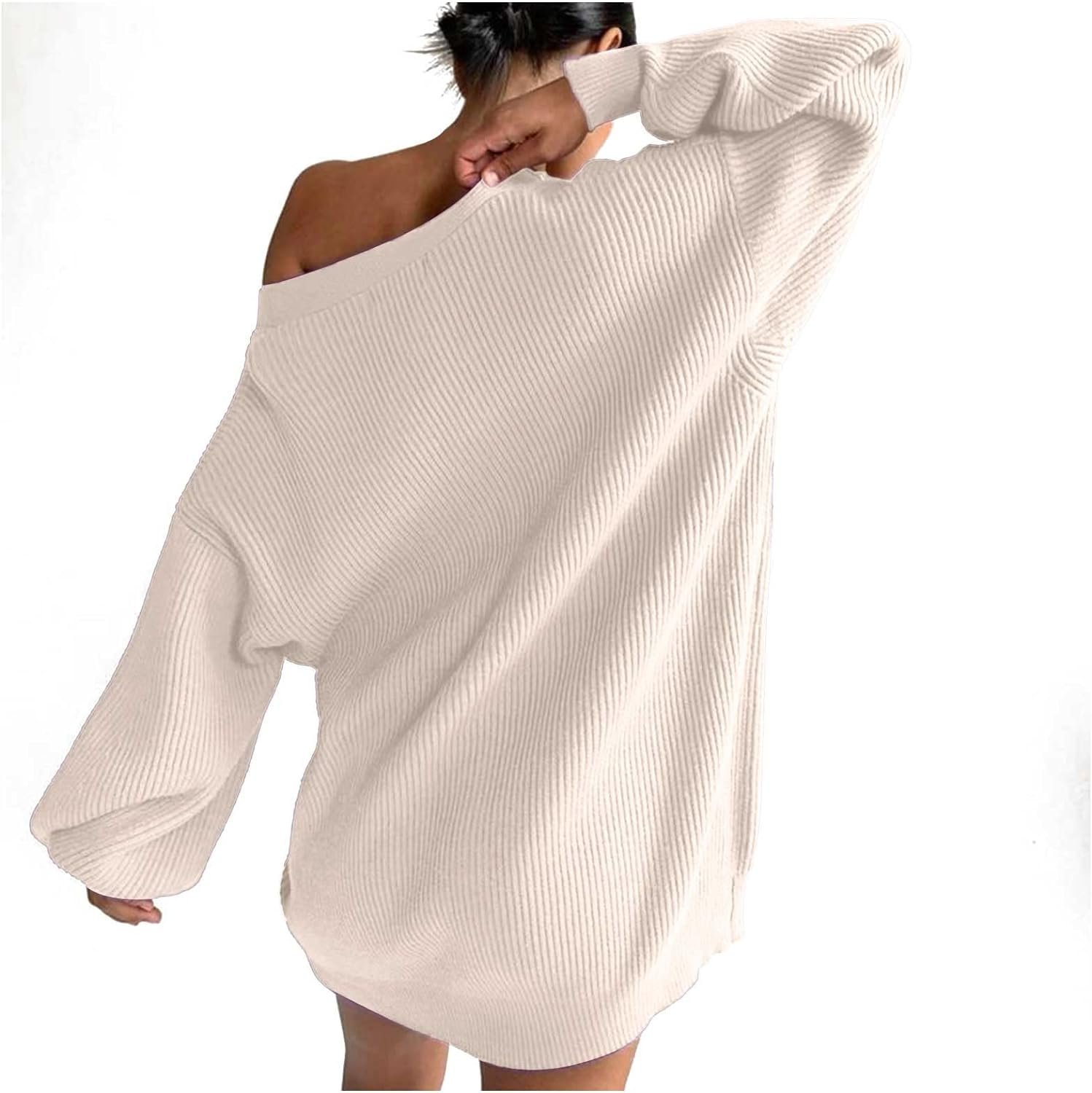 Womens Oversized Sweater Cardigan Fashion Solid Color Knitwear Long Sleeves Pearl Buttons Knit Coat Blouse Tops