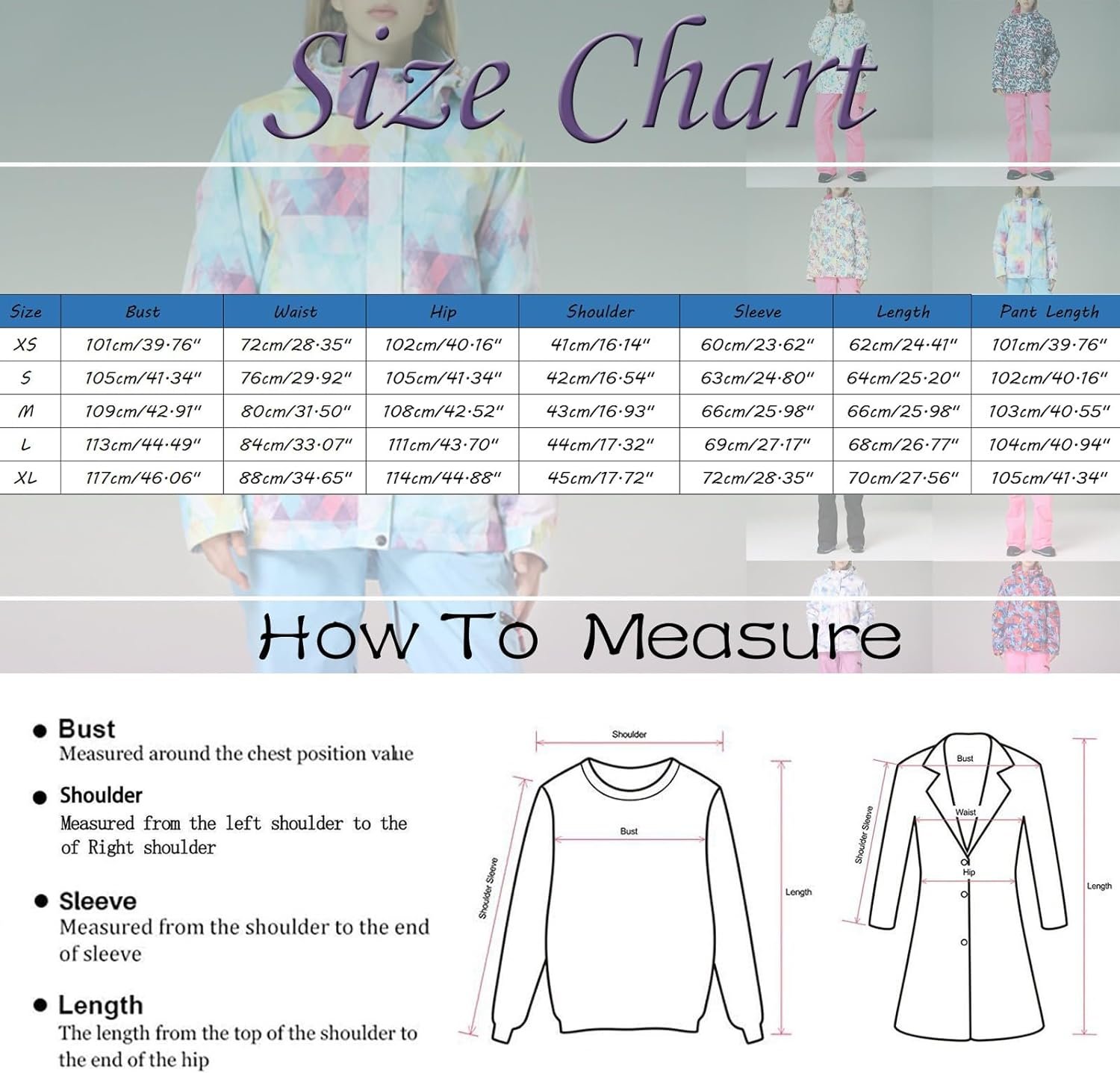 71R48GikzcL._AC_SL1500 Women's Ski Suit Waterproof Women's Ski Wear Windproof Warm Adult Hardshell Climbing Wear Outdoor Ski Wear Suit