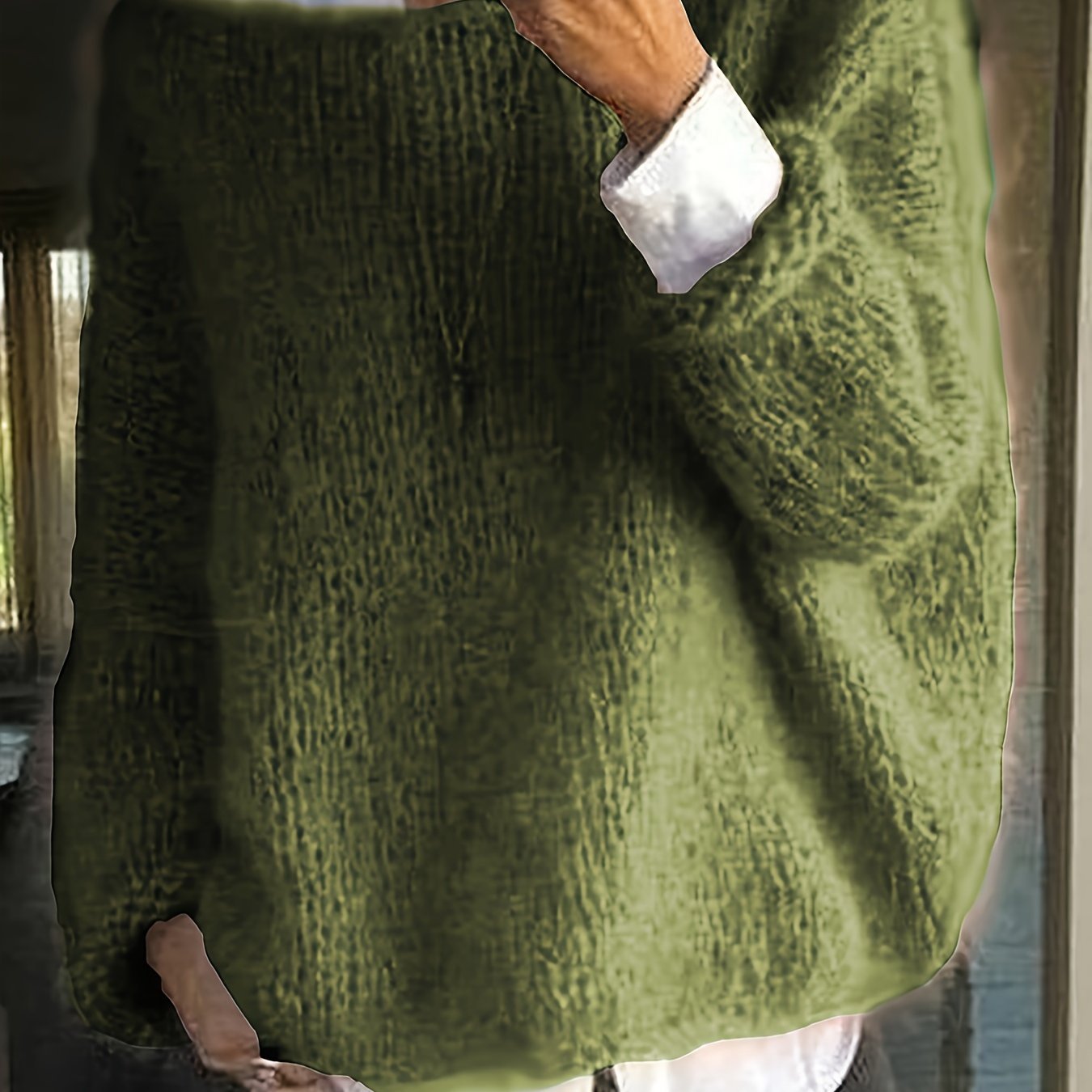 Solid Boat Neck Pullover Sweater, Casual Long Sleeve Loose Sweater, Women's Clothing