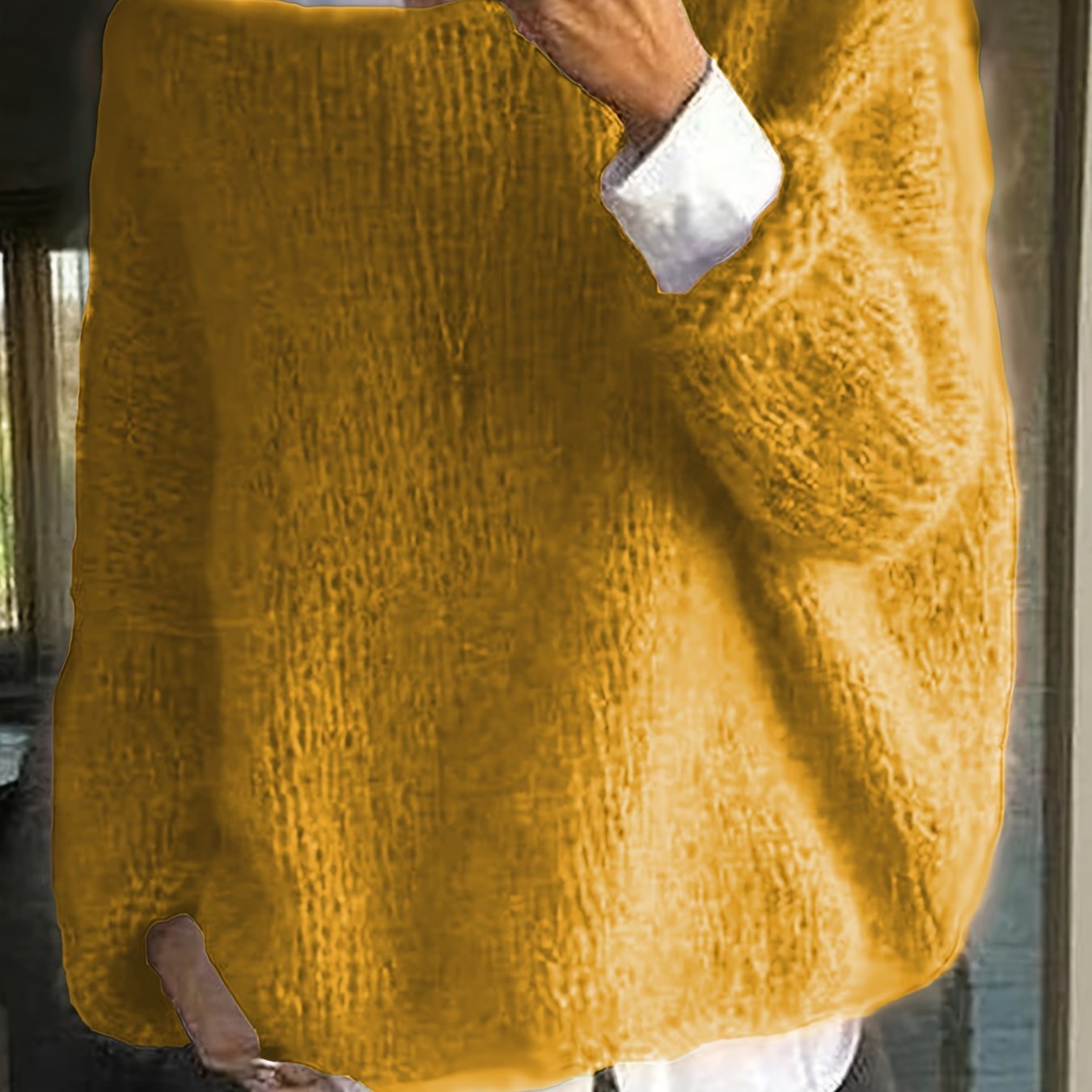 Solid Boat Neck Pullover Sweater, Casual Long Sleeve Loose Sweater, Women's Clothing