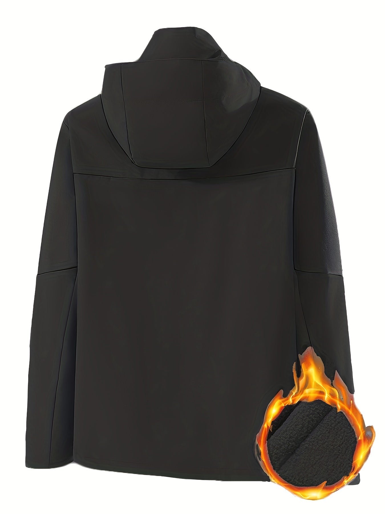 10a39a7ec8a196b36d7023e370f852a1-1 3-in-1 Color Block Warm Punch Jacket, Casual Waterproof Windproof Jacket, Removable Liner Hooded Ski Coat, Women's Outdoor Clothing