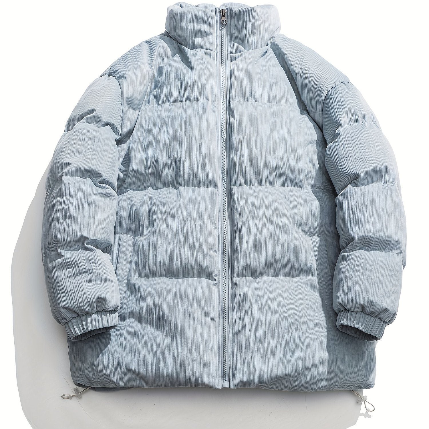 Women's Casual Versatile Warm Stand Collar Puffer Jacket, Winter Sports Outdoor Coat, Women's Clothing