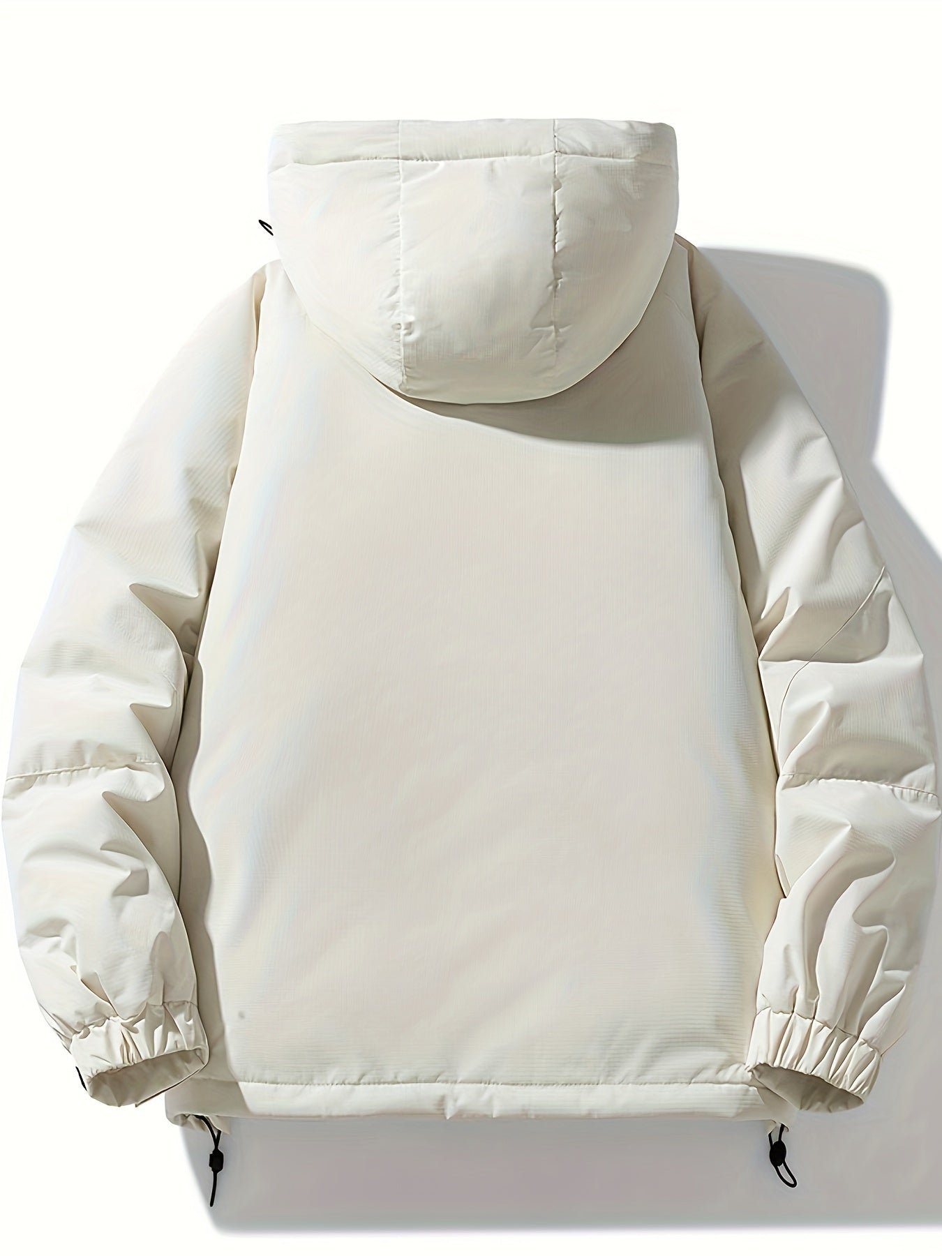 Fashion Zip Up Outdoor Padded Jacket, Warm Windproof Waterproof Hooded Jacket